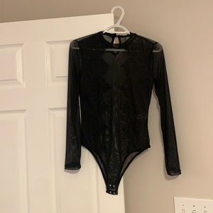 NWT Love nation women’s bodysuit black
